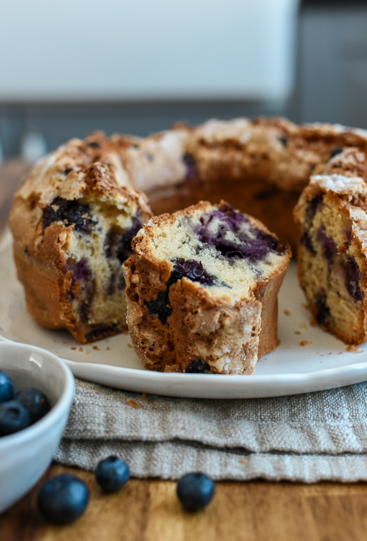 Blueberry Bundt Cake (Tourte aux Myrtilles) - Pardon Your French